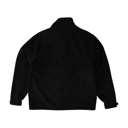 Black Solid Active Jacket
