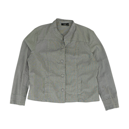 Gray Striped Jacket