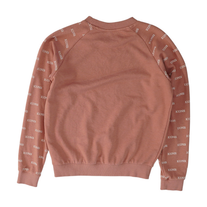 Pink Graphic Sweatshirt Pullover