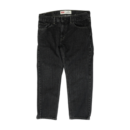 505 Black Straight Jeans