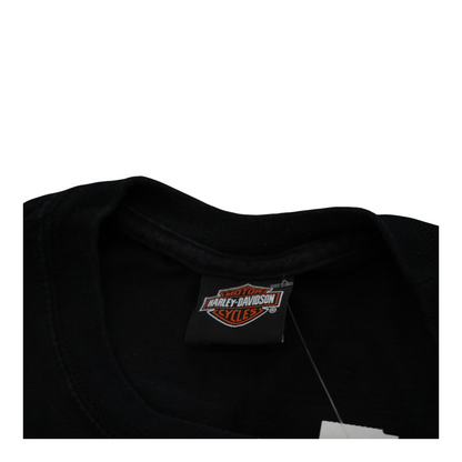 Vintage Black Solid T-Shirt