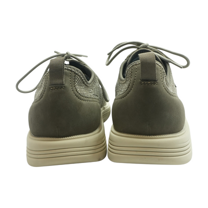 Gray Lace-Up Dress Shoes