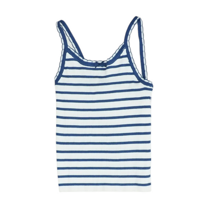 White Striped Blouse