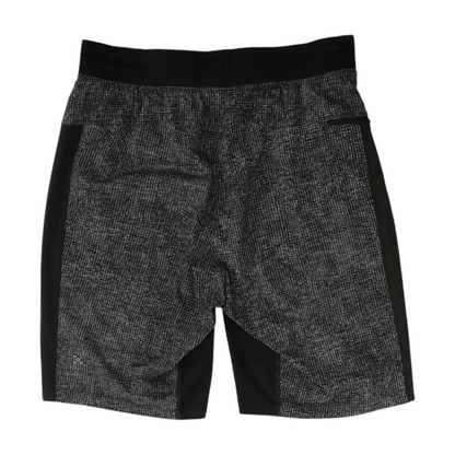 Black Check Active Shorts