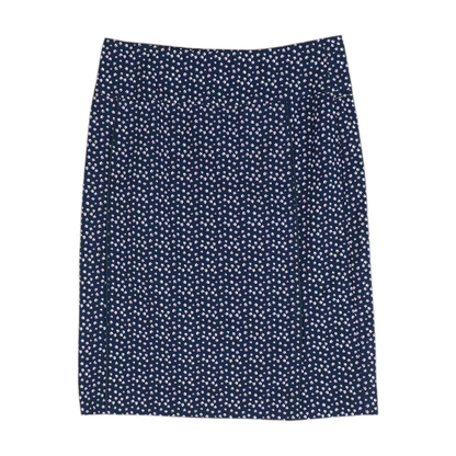 Navy Floral Mini Skirt
