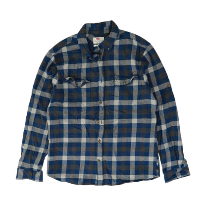Blue Plaid Flannel Button Down