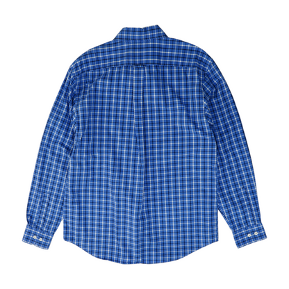 Blue Check Long Sleeve Button Down