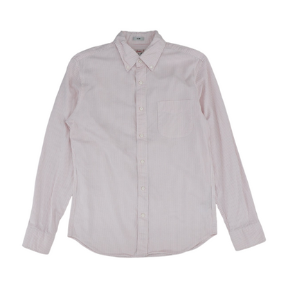 Pink Striped Long Sleeve Button Down