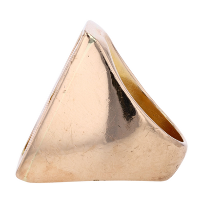 10K Yellow Gold Statement Ring