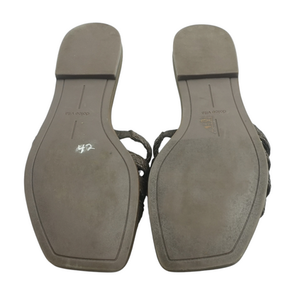 Brown Flat Sandals