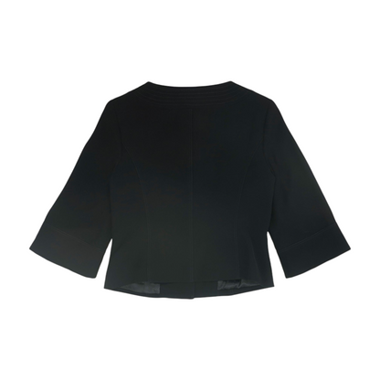 Black Solid Blazer