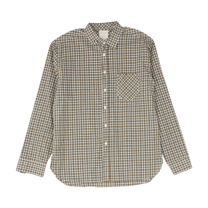Multi Plaid Long Sleeve Button Down