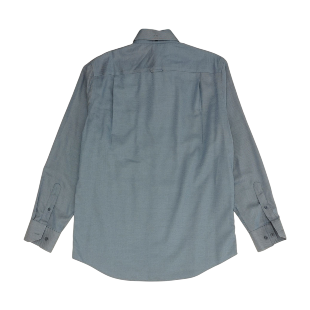Blue Striped Long Sleeve Button Down