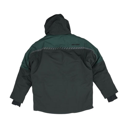 Green Color Block Ski Jacket