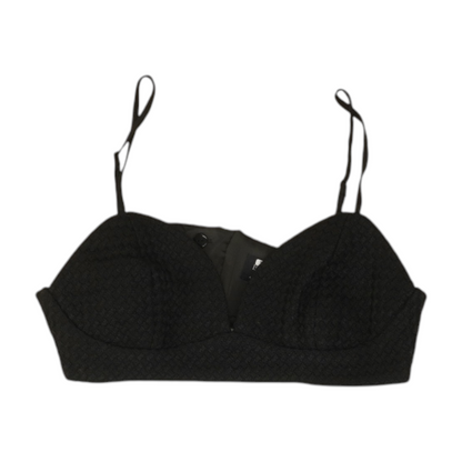 Black Cropped Blouse