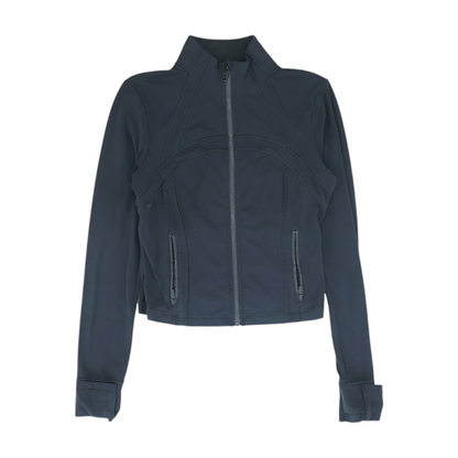 Black Solid Active Jacket