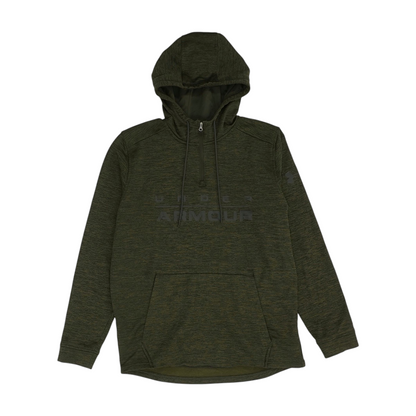 Green Solid Hoodie Pullover