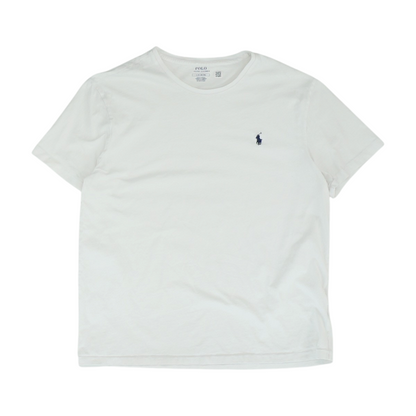 White Solid T-Shirt