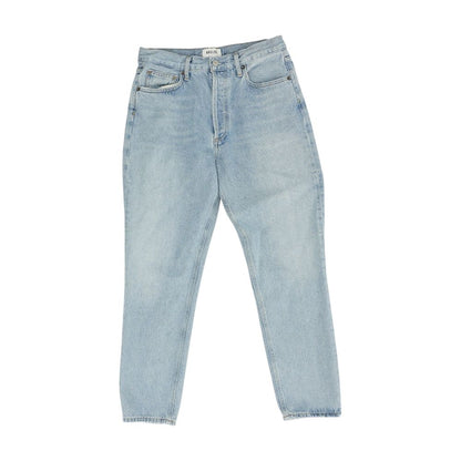 Blue High Rise Regular Jeans