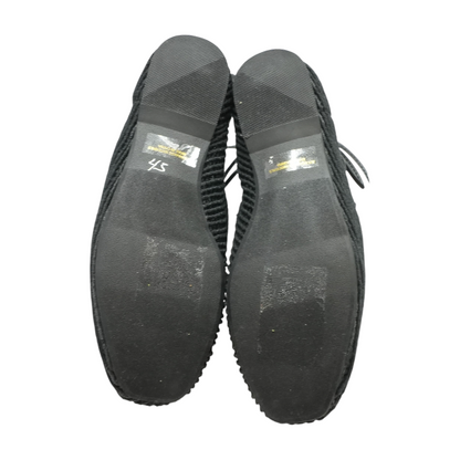 Black Slip-On Flats