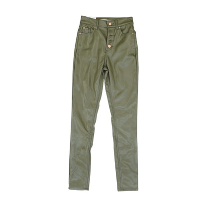 Green Solid Pants