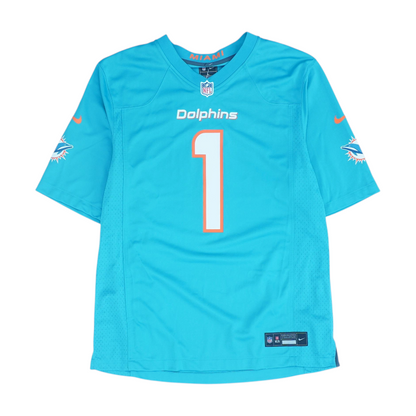 Men's Turquoise Miami Dolphins Short Sleeve Jersey