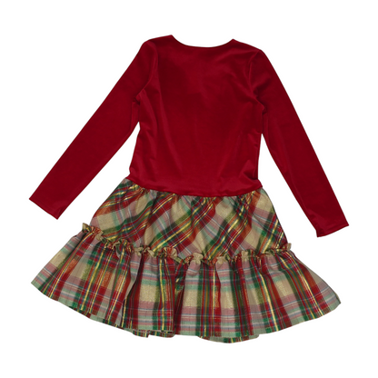 Red Plaid Dress