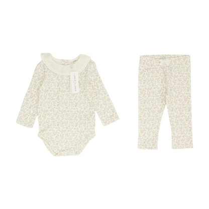 Ivory Floral Long Sleeve Set
