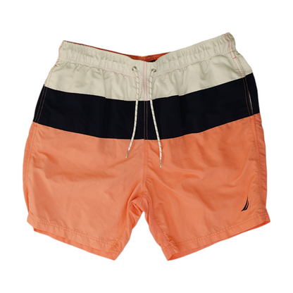 Pink Color Block Swim Bottom