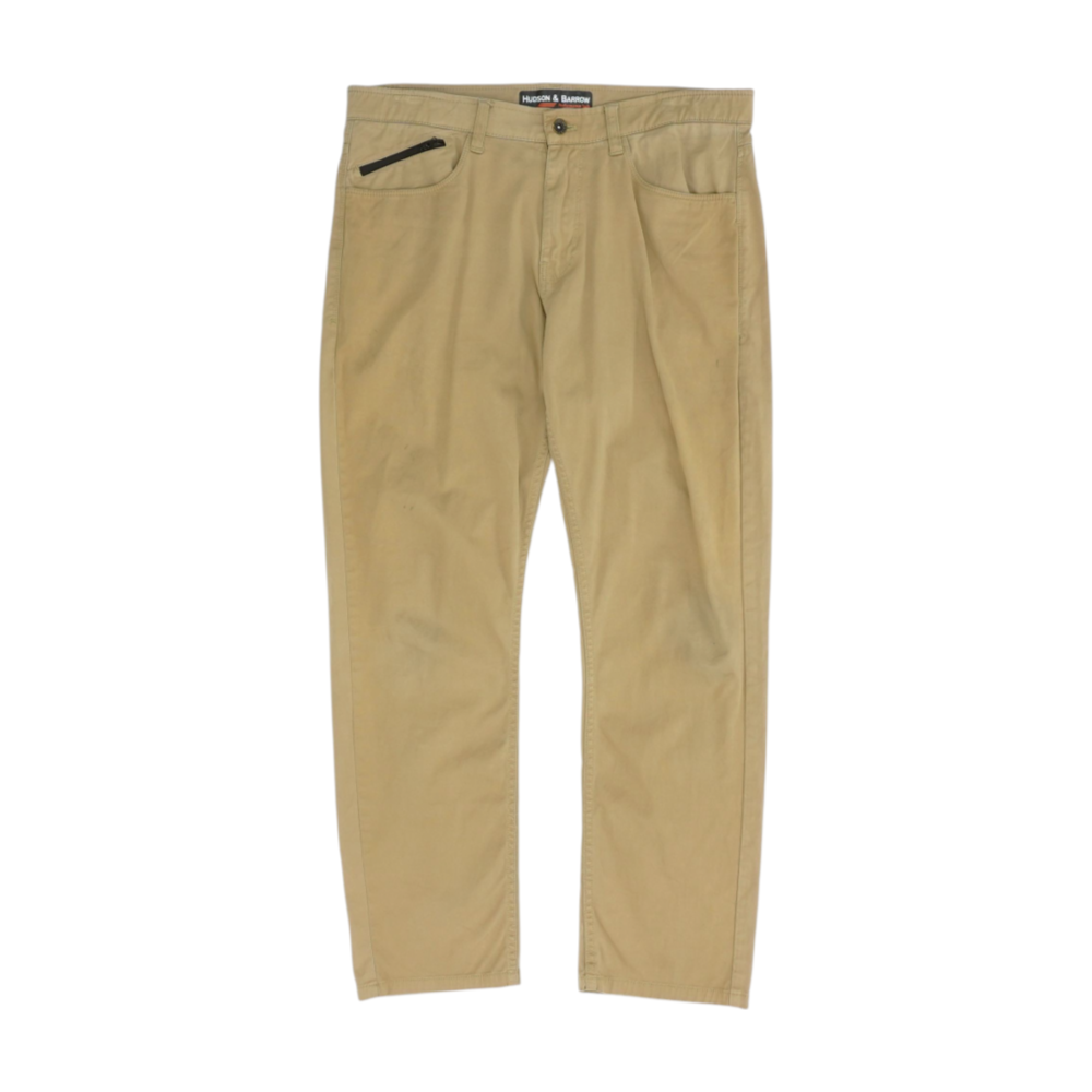 Khaki Straight Pants