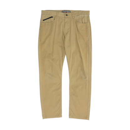 Khaki Straight Pants