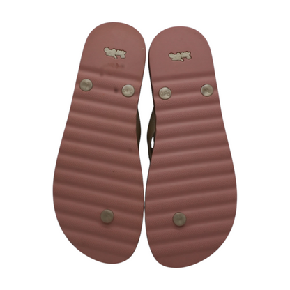 Gold Flip-Flop Sandals