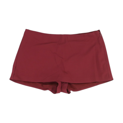 Maroon Mini Skort