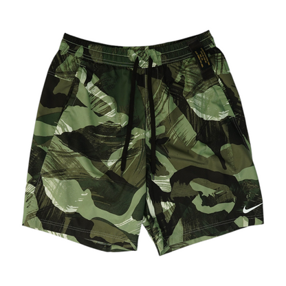 Green Print Active Shorts