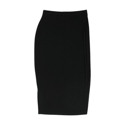 Black Maternity Midi Skirt