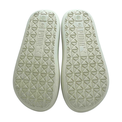 Beige Athletic Slide
