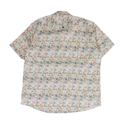 Multi Misc Short Sleeve Button Down