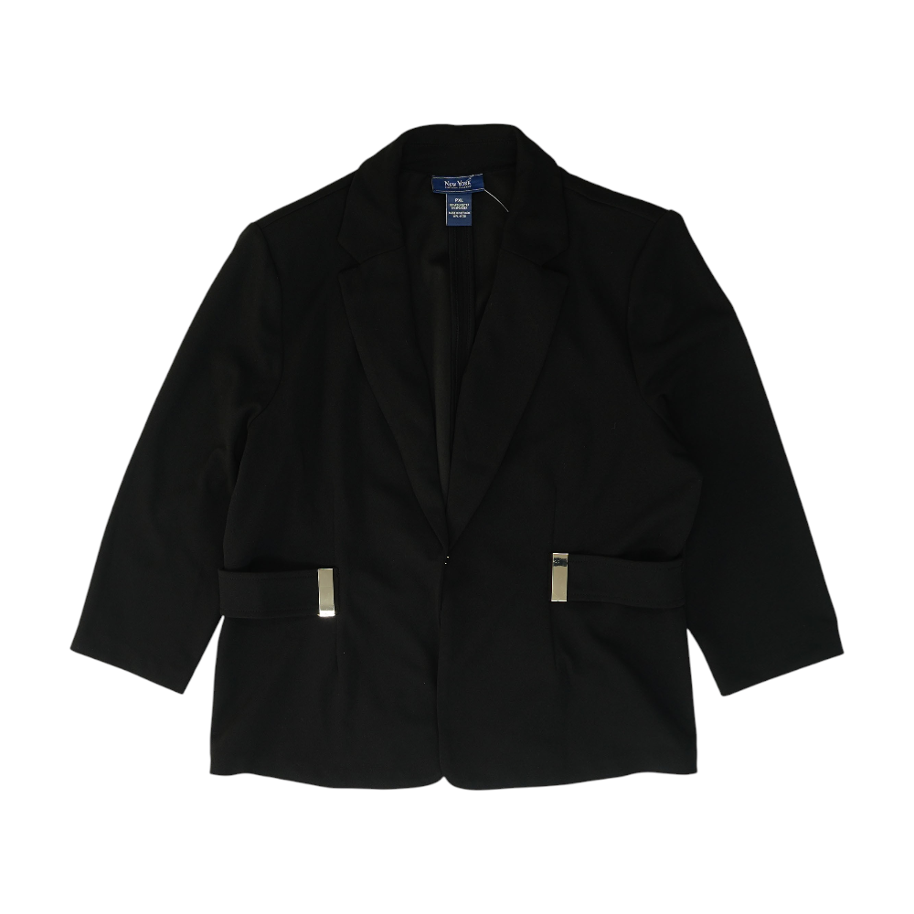 Black Petite Solid Blazer