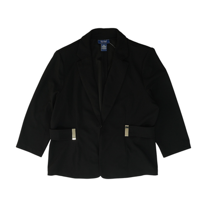 Black Petite Solid Blazer