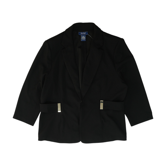 Black Petite Solid Blazer