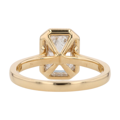 2 1/2 ct 14K Yellow Gold Lab Grown Diamond Engagement Ring