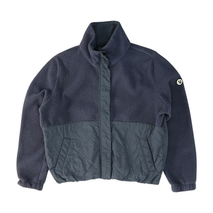 Blue Solid Active Jacket