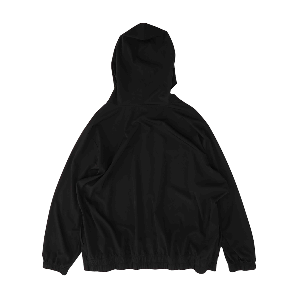Black Plus Size Solid Active Jacket