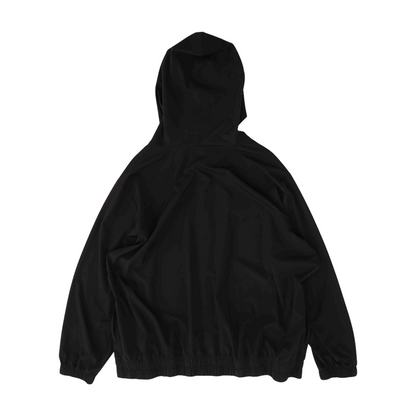 Black Plus Size Solid Active Jacket