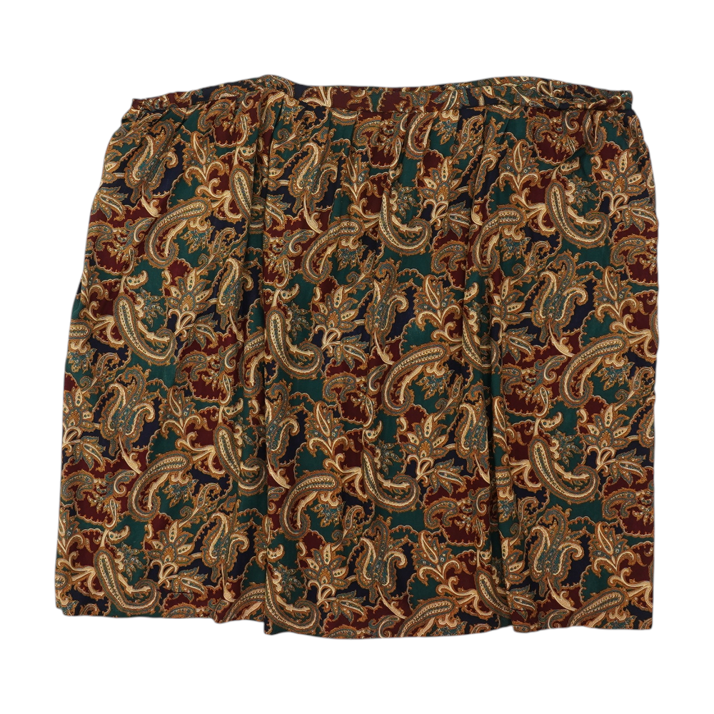 Vintage Multi Plus Paisley Midi Skirt – Image 1