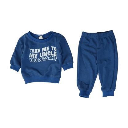 Blue Long Sleeve Set