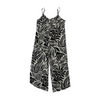 Black Tropical Jumpsuit