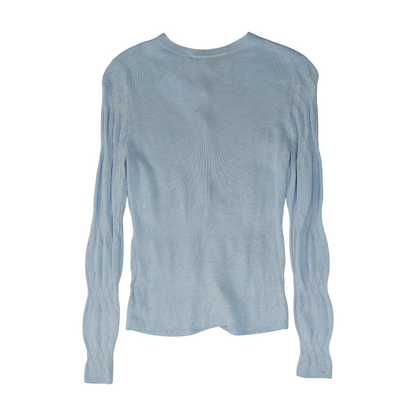 Blue Cardigan Sweater