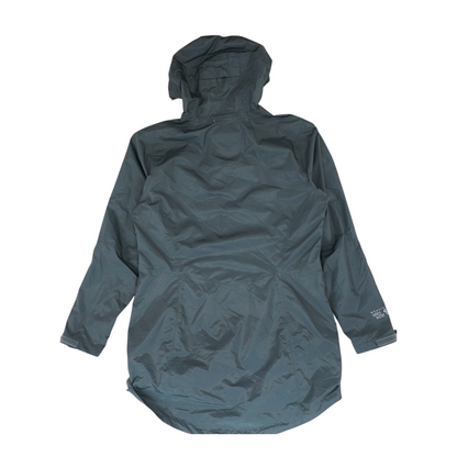 Black Solid Rain Jacket