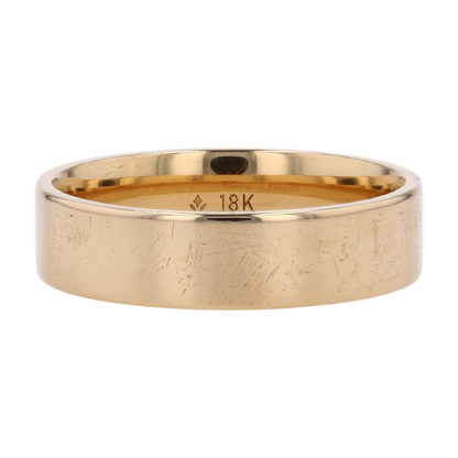 18K Yellow Gold Band